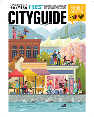 vancouver magazine city guide cover
