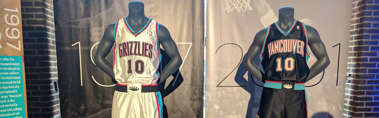 Vancouver Grizzlies 25th Anniversary Throwback Jerseys - Media Day