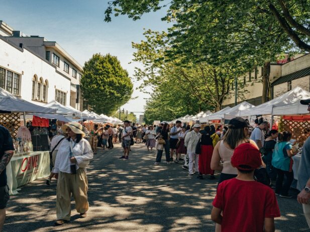 Craft Market Booth at the Powell Street Festival