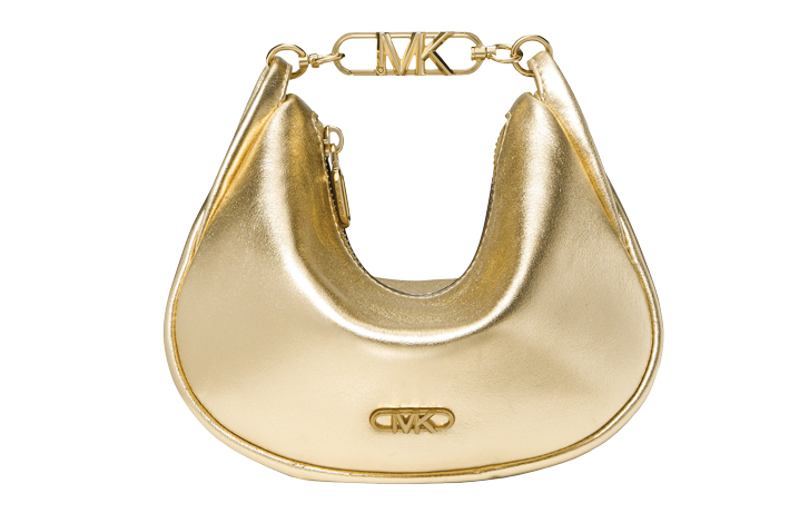 The Kendall small metallic leather shoulder bag