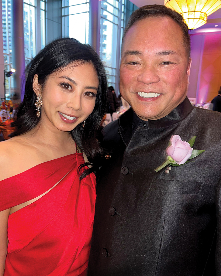 Gala co-chair Stephanie Li and S.U.C.C.E.S.S. chair Terry Yung helped mark the 50th anniversary of the Vancouver immigrant services agency. 
