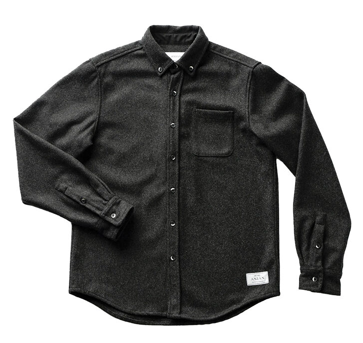 Anian Modern Melton Wool Shirt