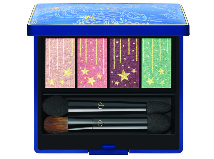 Clé de Peau’s new Radiant Sky Holiday 2022 eye colour quad