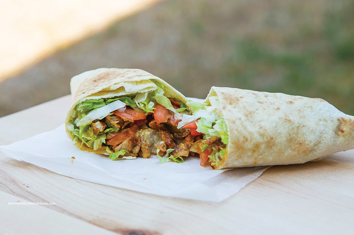 Chicken donair at Mediterranean Donair House