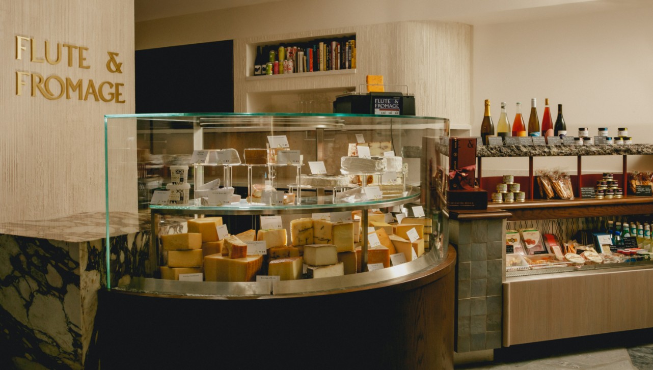 The cheese counter