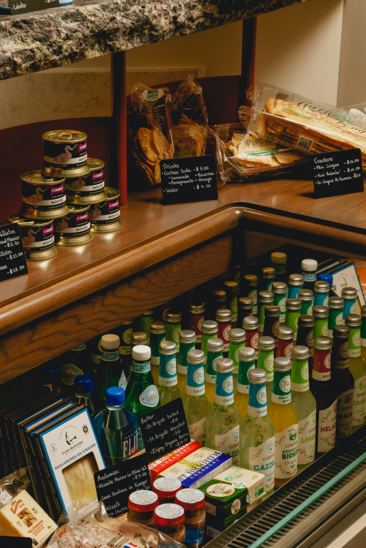 A selection of drinks available