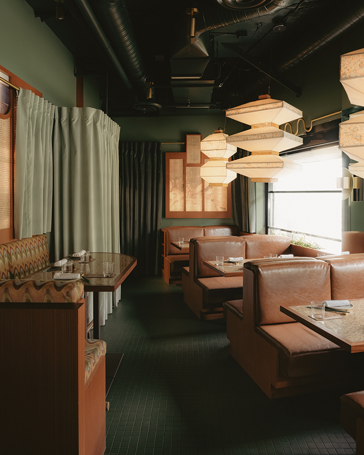 The lush seating area at Good Thief