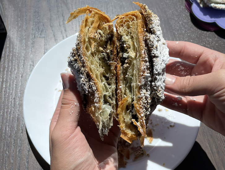 Black sesame croissant from Daan Go Cake Lab