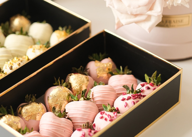 La Fraise Rose's Classic Pink Chocolate Box