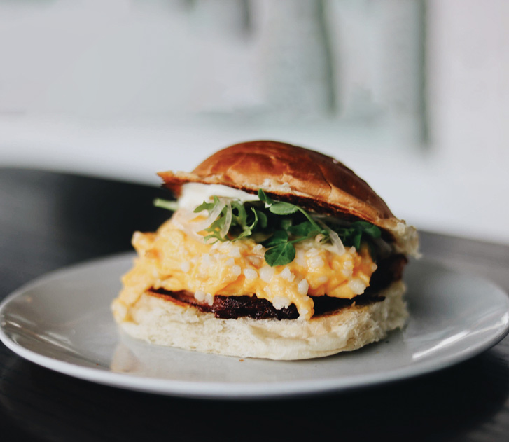 Livia’s breakfast sandwich