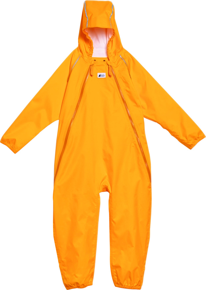 yellow childrens waterprrof suit
