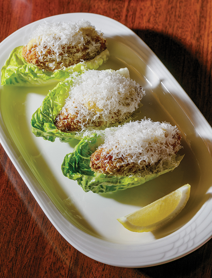 Meo’s caesar salad croqueta
