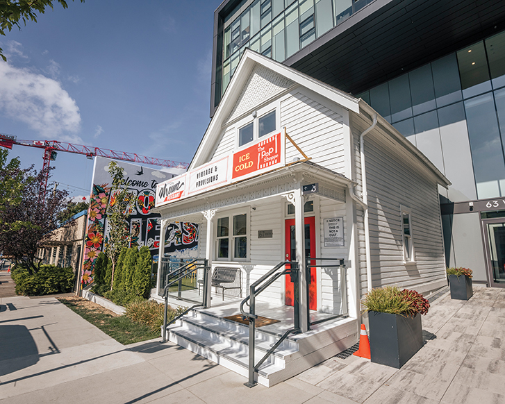 Exterior of Vintage and Provisions
