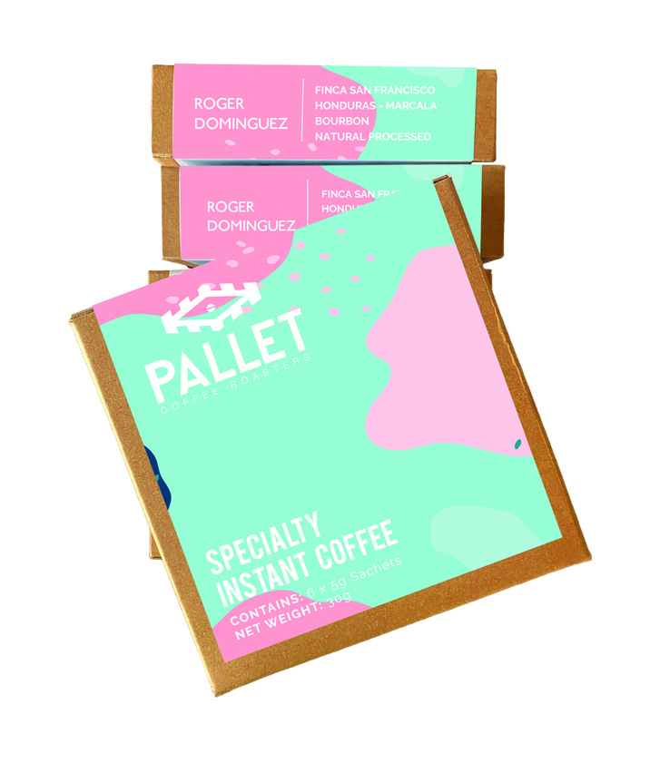 pallet coffee satchets