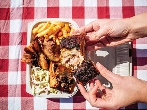Blowing Smoke Rosie’s BBQ brisket