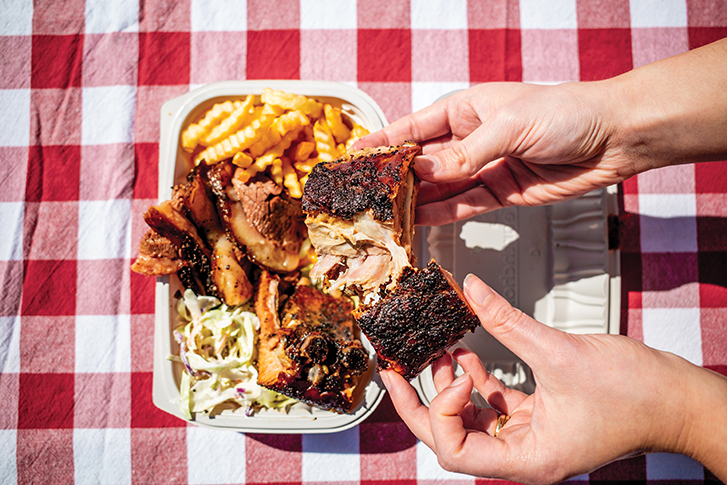 Blowing Smoke Rosie’s BBQ brisket