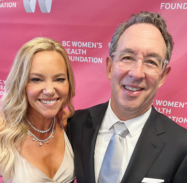 Christie Garofalo chaired the Glow Gala, which paid tribute to Women’s Health Champion Dr. Mark Rosengarten. 