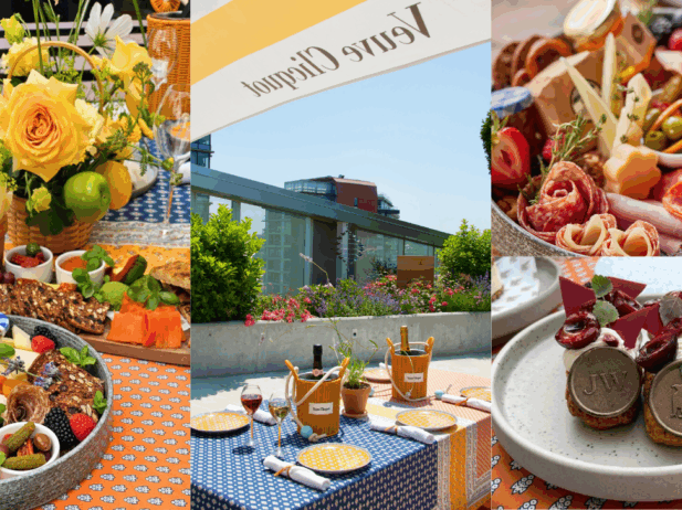 Veuve Clicquot x JW Marriott Parq Vancouver LePicnic Patio Event