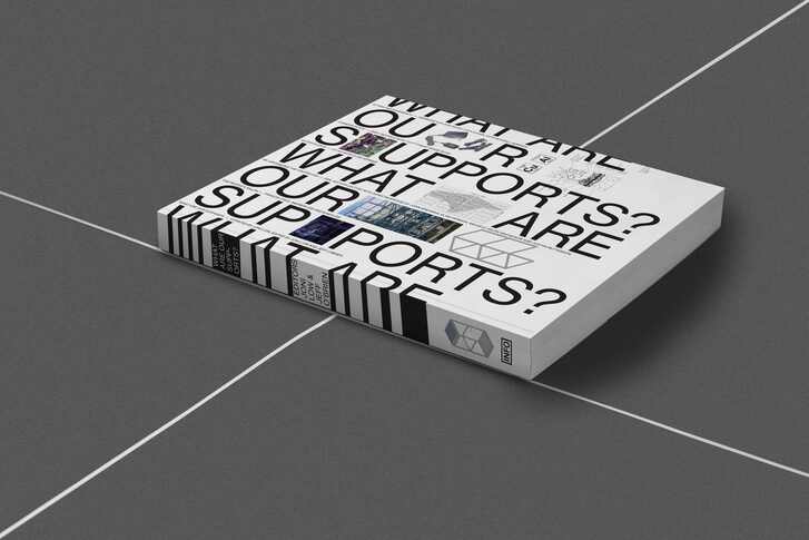 Image of book cover on grey background with line running through.
