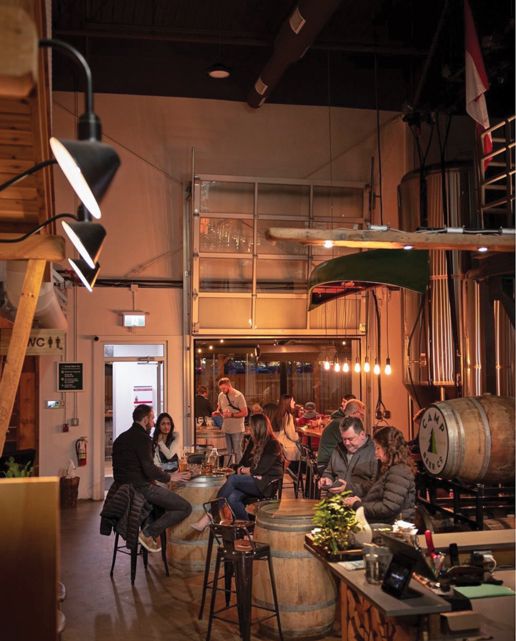 Camp Beer Co. interior