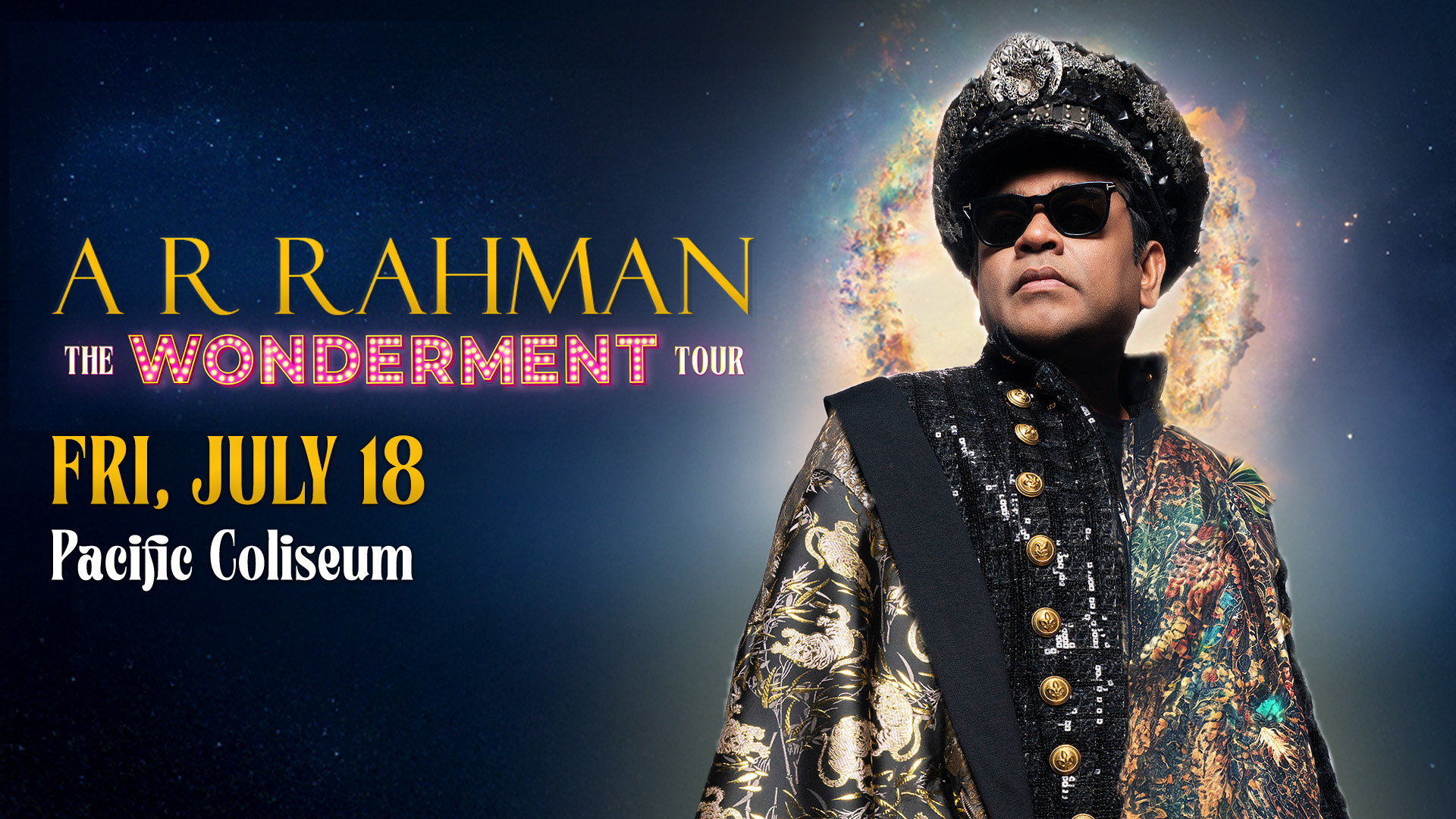 Experience A.R. Rahman Live in Vancouver — Presented by Concerts West, AEG Presents, and Kash Patel Productions