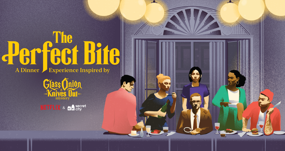 The Perfect Bite, A Dinner Experience Inspired by Glass Onion: A Knives Out Mystery