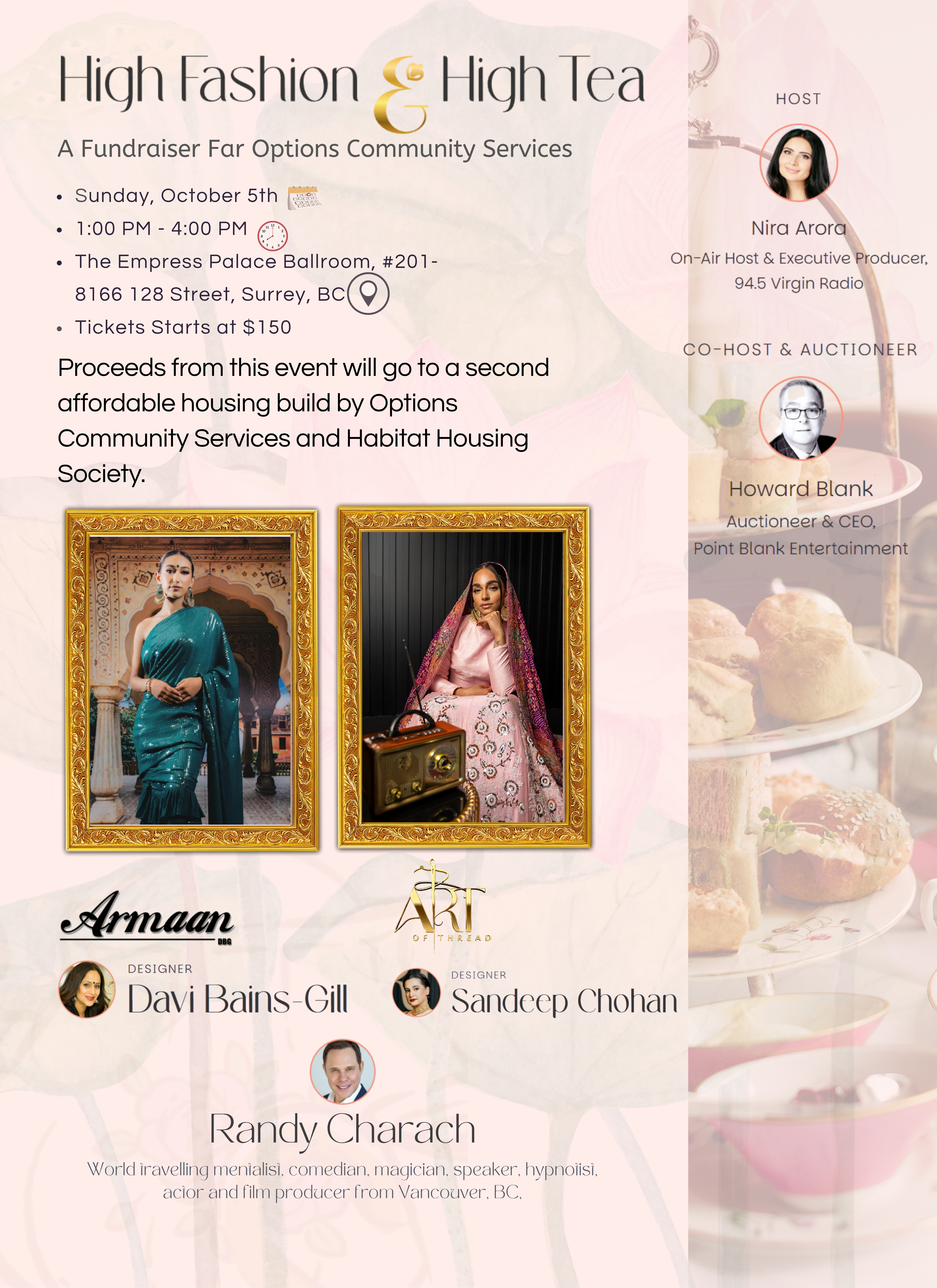 High Fashion & High Tea: A Fundraiser for Options Community Services