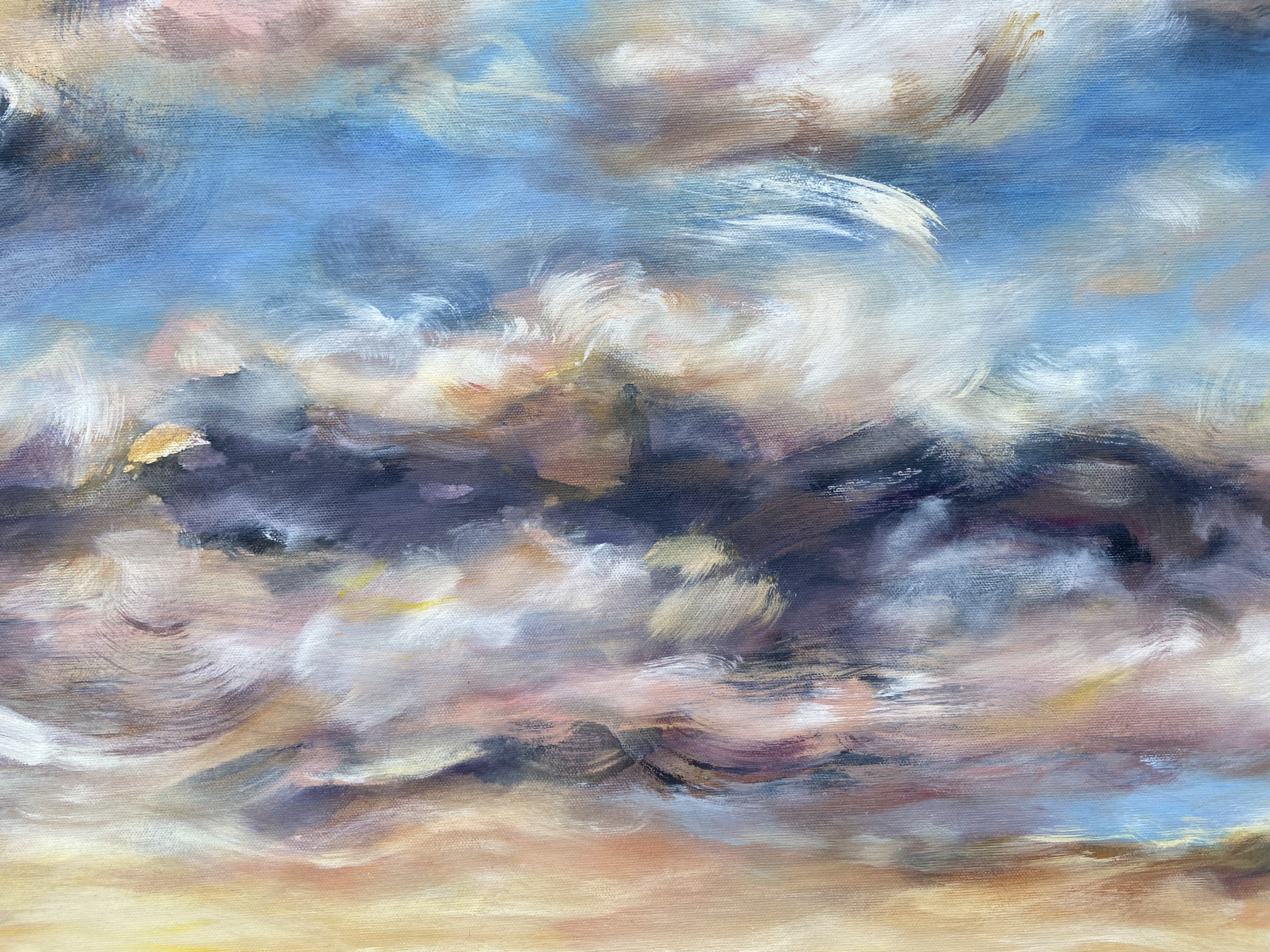 Vibrant Cloudscapes: An Intuitive Acrylic Painting Workshop
