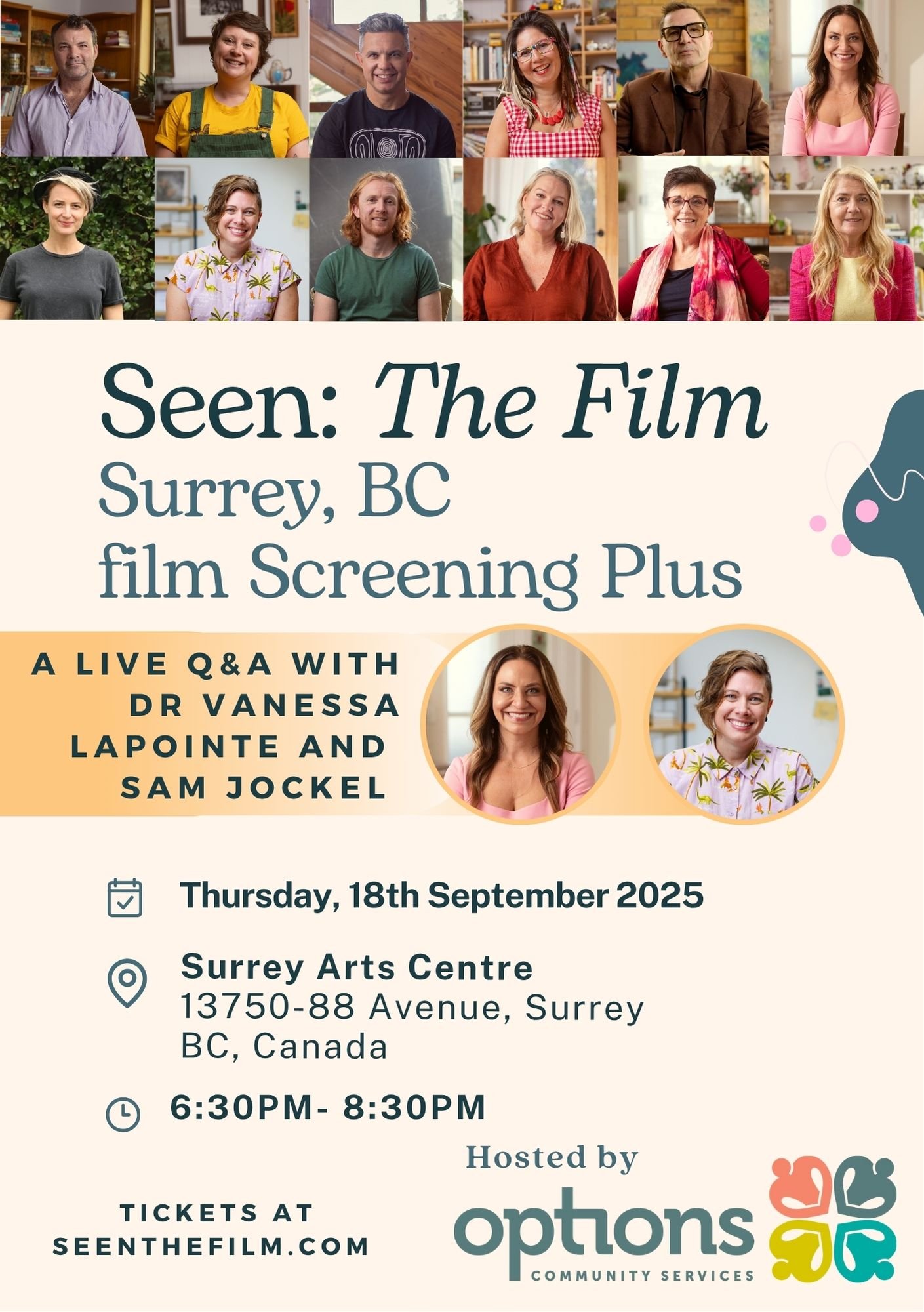 Seen: The Film -Hosted by Options Community Services Screening & Live Q&A