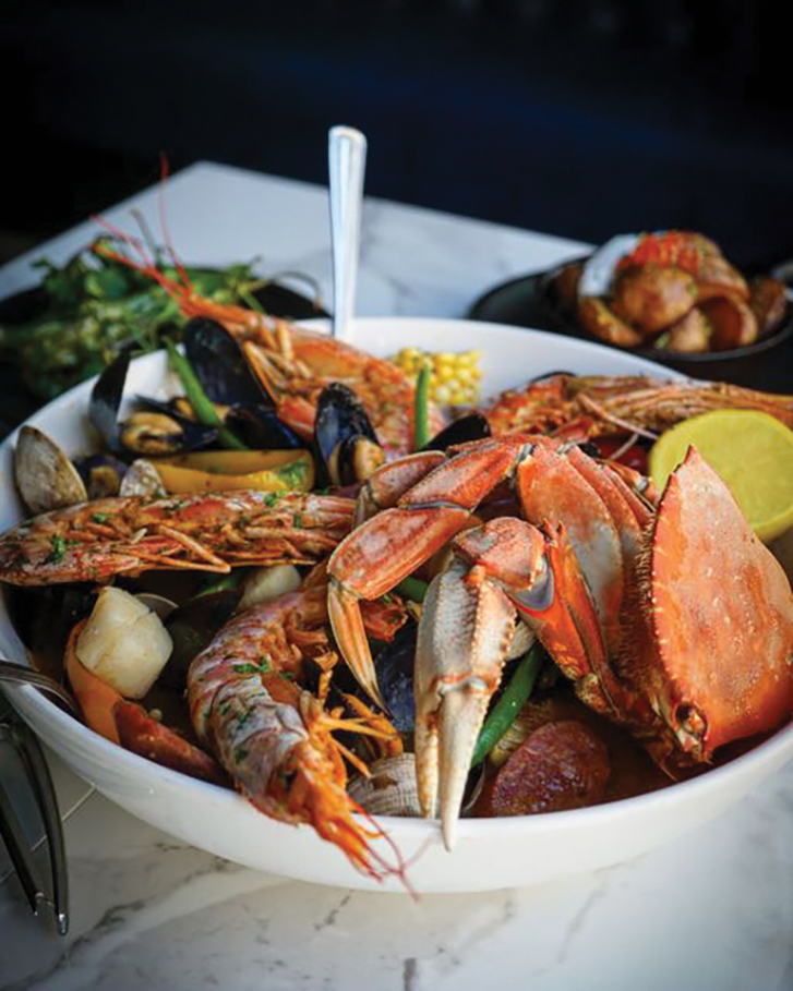 Fanny Bay Oysters' Cajun seafood boil