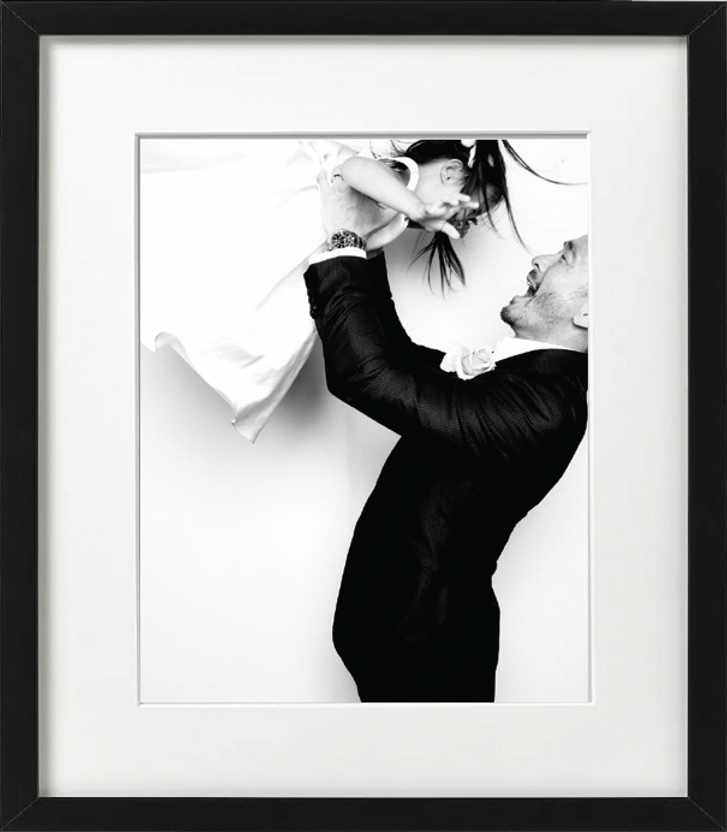 Framed photobooth keepsake