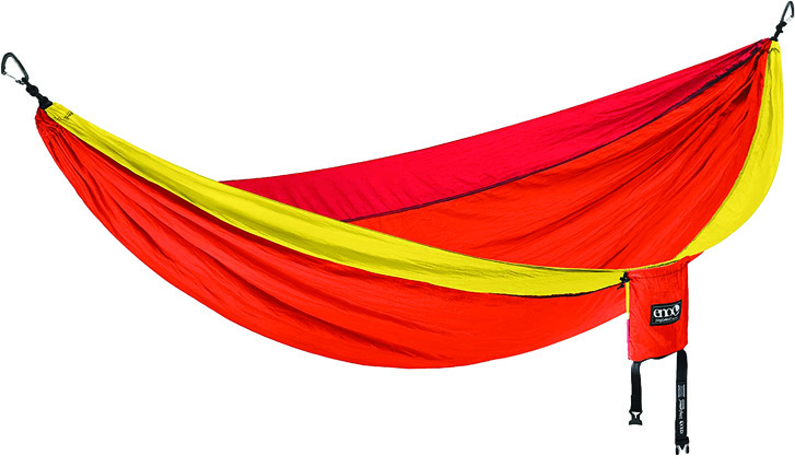 red and yellow hammock