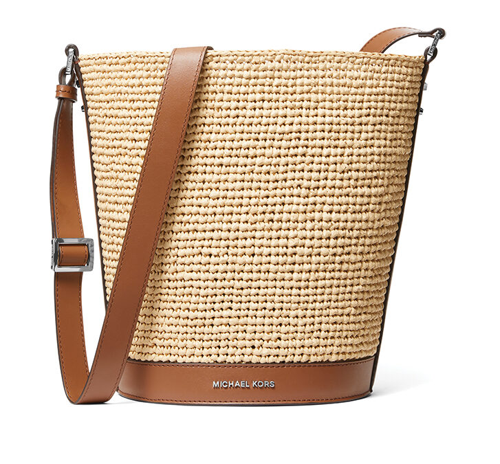 Michael by Michael Kors’s Townsend straw messenger bag