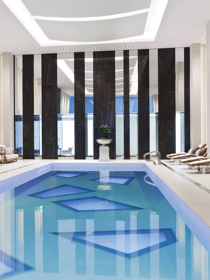 a luxurious swimming pool