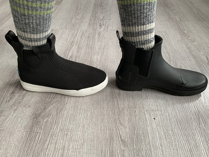 Review Comparing Vessi vs. Hunter Chelsea Boots